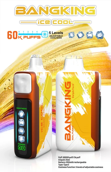 BangKing Ice Cool 6萬口拋棄式電子煙推薦｜25ml煙油・五段冰